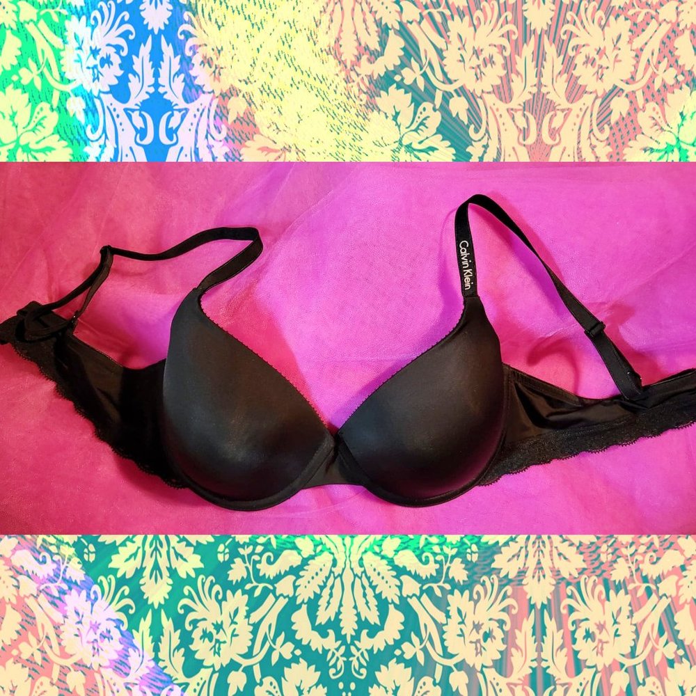 Black Calvin Klein Underwire Bra 36C